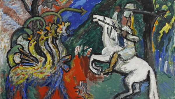 Lucha contra el dragón, 1913