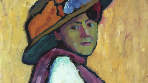 Retrato de Marianne von Werefkin, 1909
