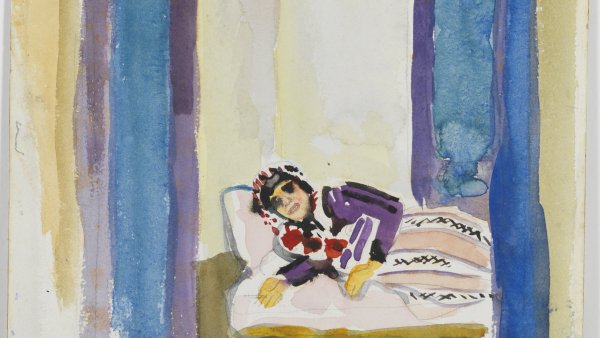 Woman on a Divan, 1914