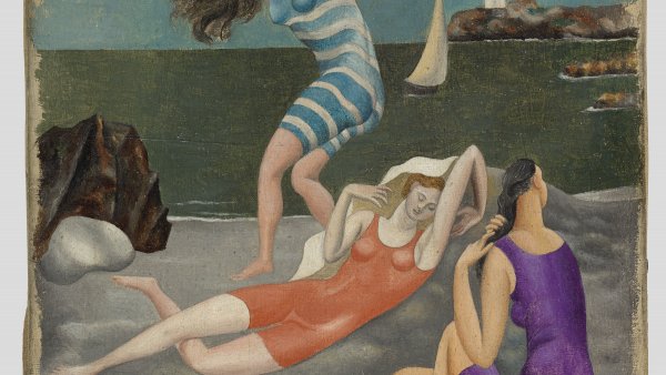 Las bañistas, 1918. 