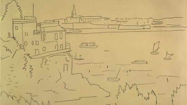 View of Saint-Malo, 1922