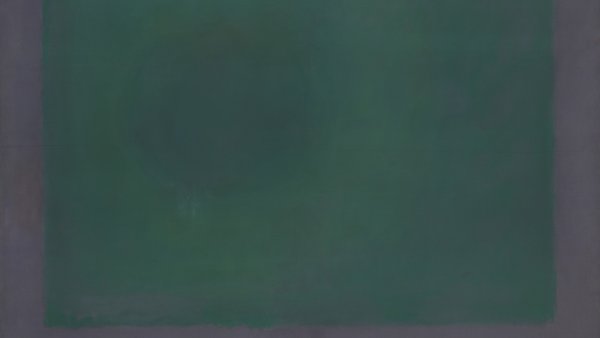 Untitled (Green on Maroon), 1961