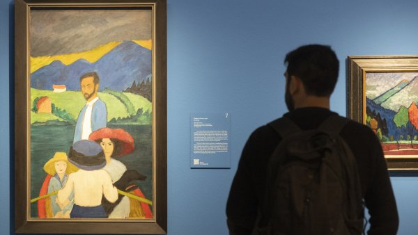 Vista de una sala de la exposición
