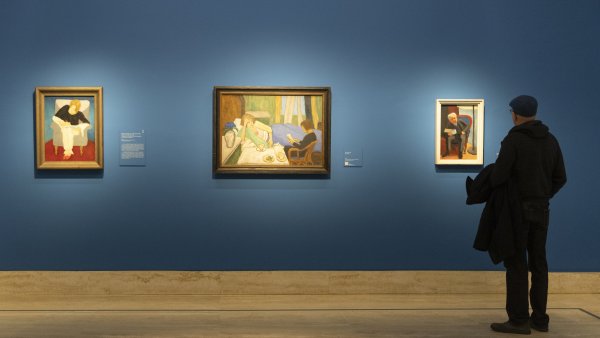 Vista de una sala de la exposición