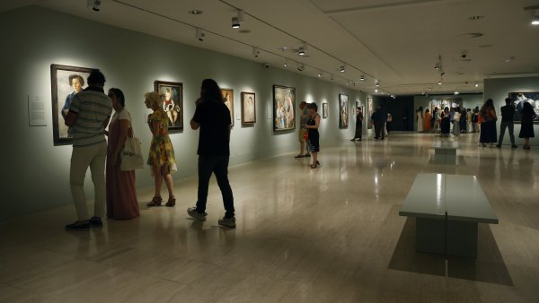 Vista de una sala de la exposición
