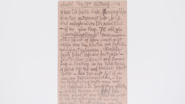 Carta a Edith Schiele, junio de 1915