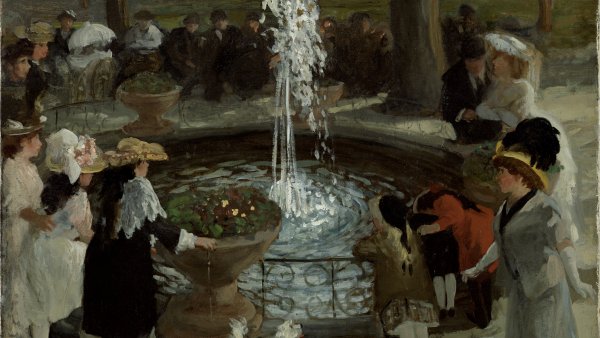 Throbbing Fountain, Madison Square, 1907
