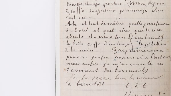 Carta a Émile Bernard, agosto de 1888
