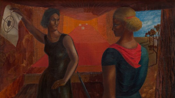 En la galería de tiro, 1932